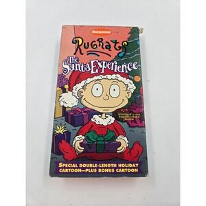 Rugrats - The Santa Experience VHS Tape 1996 Vintage Nickelodeon Cartoon Movie
